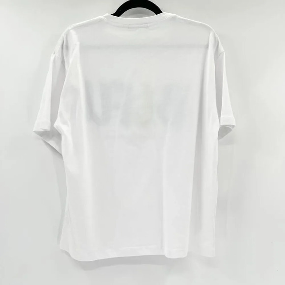 Chant 2nd Men BLFU Graphic Tee T Shirt Size L White Blue Crew Neck Short Sleeve - Picture 2 of 3